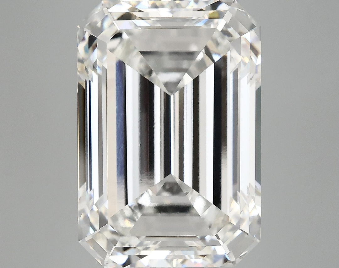 12.33 Carat Emerald Shaped Ideal Cut VVS2 IGI Certified Lab Grown Diamond
