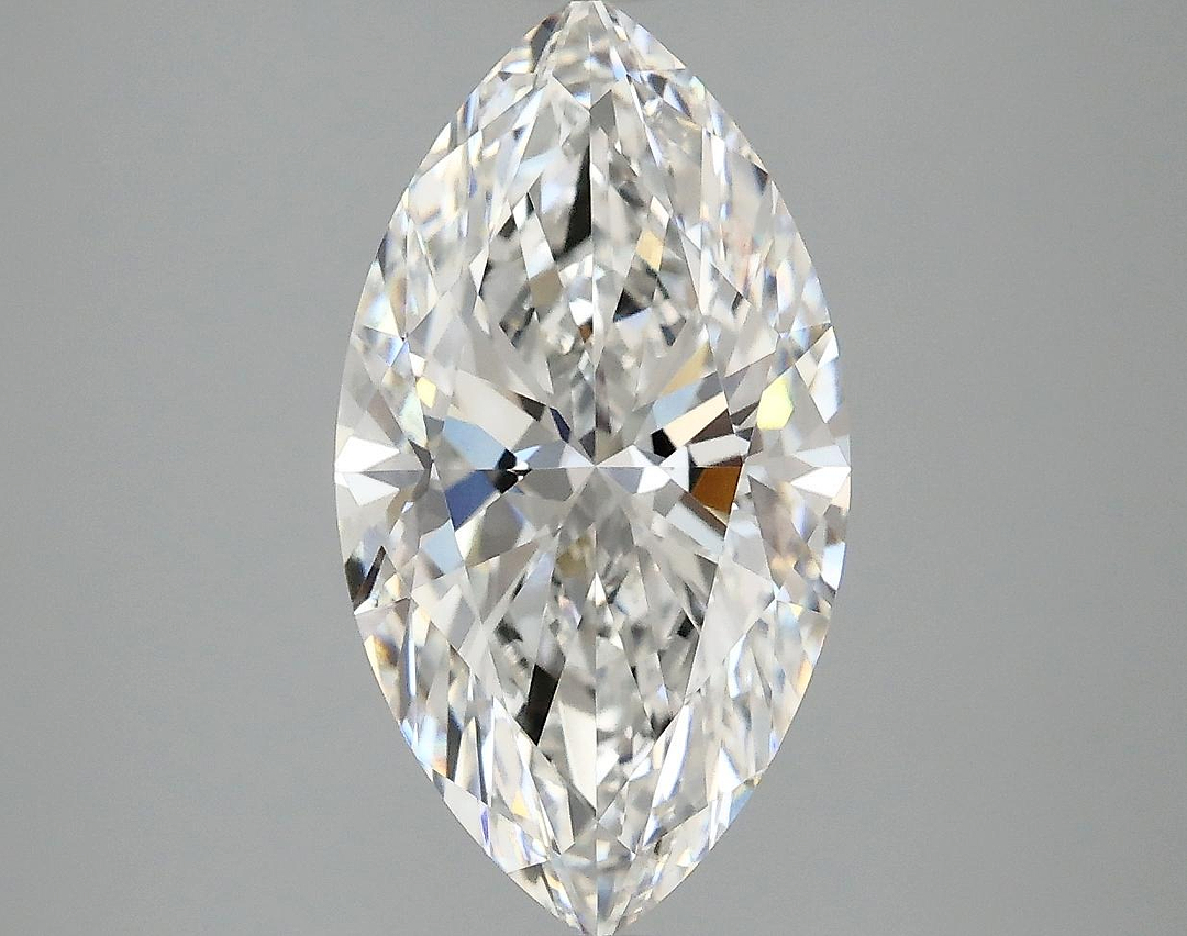 3.09 Carat Marquise Shaped Excellent Cut VVS2 IGI Certified Lab Grown Diamond