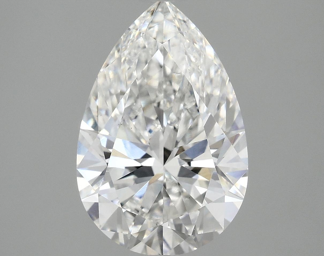 2.52 Carat Pear Shaped Excellent Cut VS1 IGI Certified Lab Grown Diamond