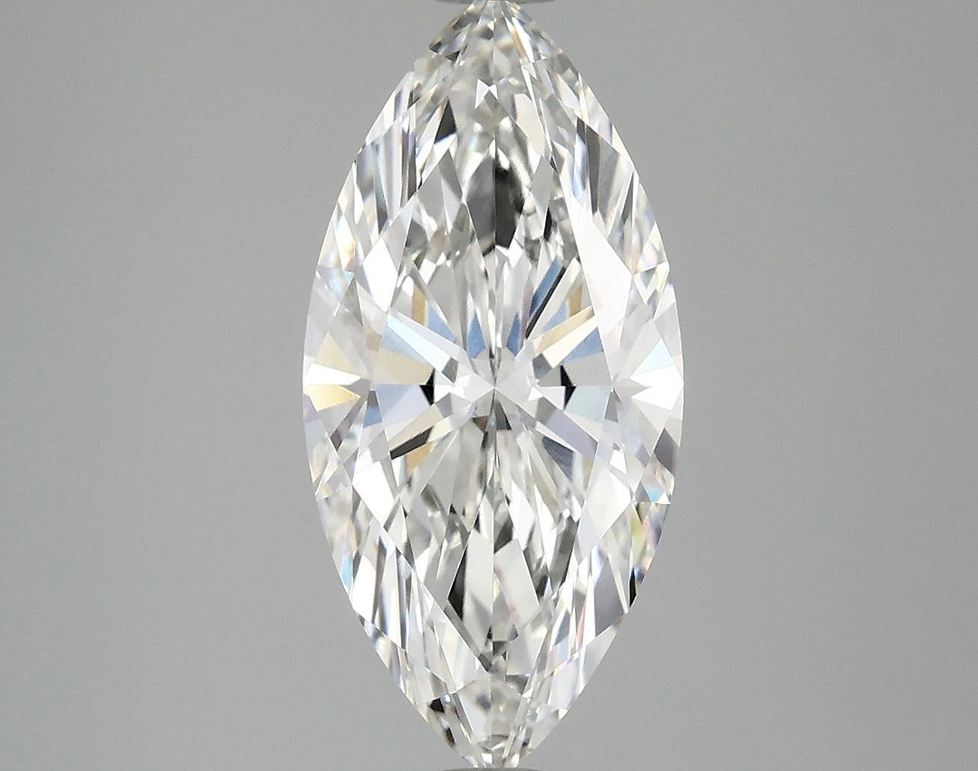 3.04 Carat Marquise Shaped Excellent Cut VVS2 IGI Certified Lab Grown Diamond