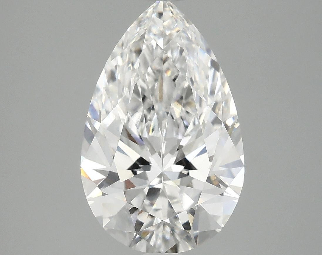 3.09 Carat Pear Shaped Ideal Cut VS1 IGI Certified Lab Grown Diamond