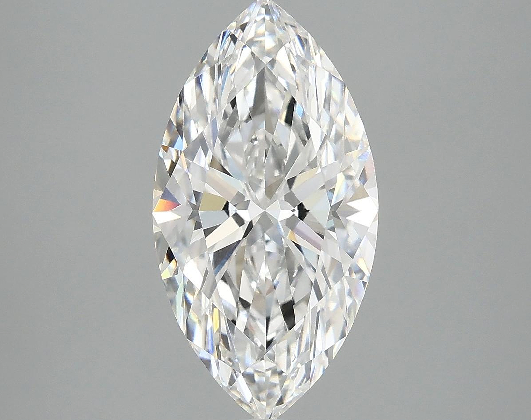 3.03 Carat Marquise Shaped Excellent Cut VVS2 IGI Certified Lab Grown Diamond
