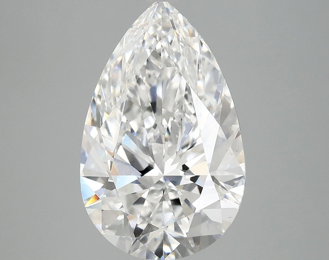 4.06 Carat Pear Shaped Ideal Cut VS2 IGI Certified Lab Grown Diamond