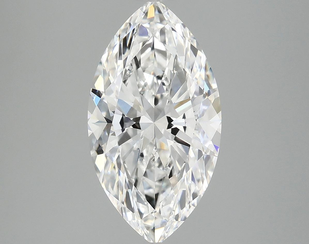 3.07 Carat Marquise Shaped Excellent Cut VVS2 IGI Certified Lab Grown Diamond