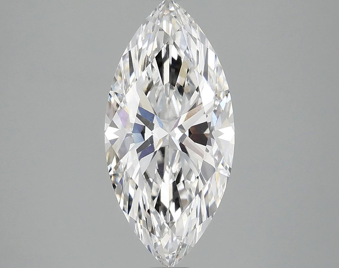 2.09 Carat Marquise Shaped Excellent Cut VVS2 IGI Certified Lab Grown Diamond