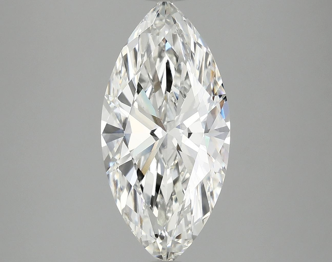 2.97 Carat Marquise Shaped Excellent Cut VVS2 IGI Certified Lab Grown Diamond