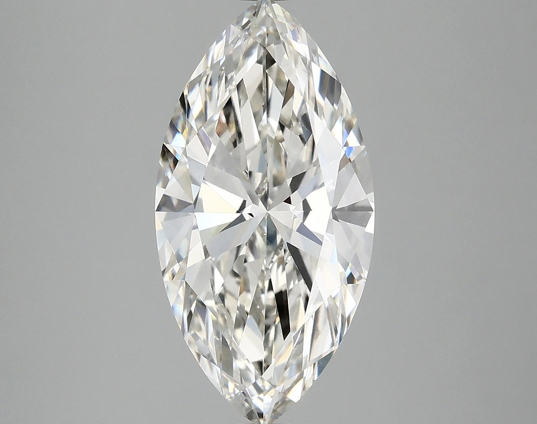 3.01 Carat Marquise Shaped Ideal Cut VVS2 IGI Certified Lab Grown Diamond