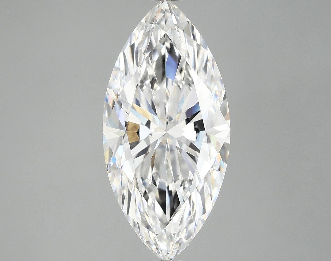 3.05 Carat Marquise Shaped Excellent Cut VVS2 IGI Certified Lab Grown Diamond
