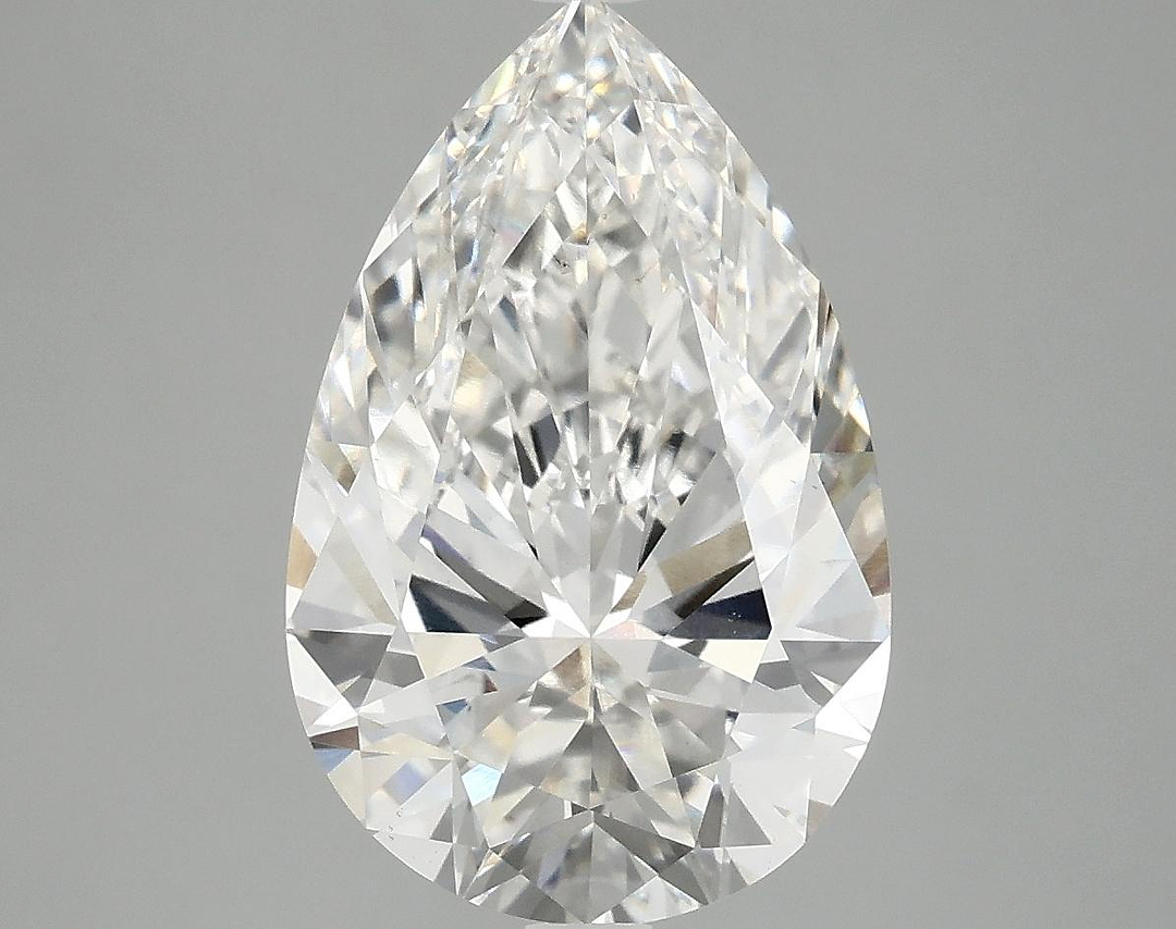 4.07 Carat Pear Shaped Ideal Cut VS2 IGI Certified Lab Grown Diamond