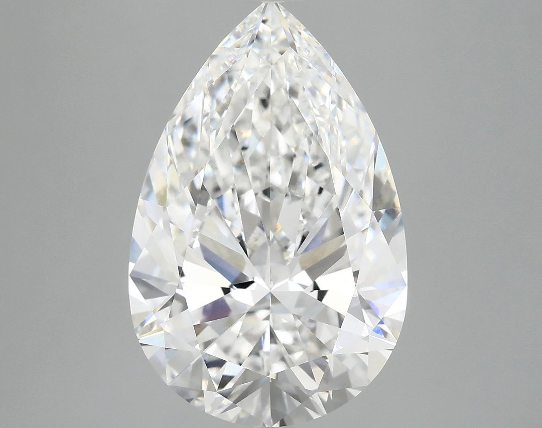 6.03 Carat Pear Shaped Excellent Cut VVS2 IGI Certified Lab Grown Diamond