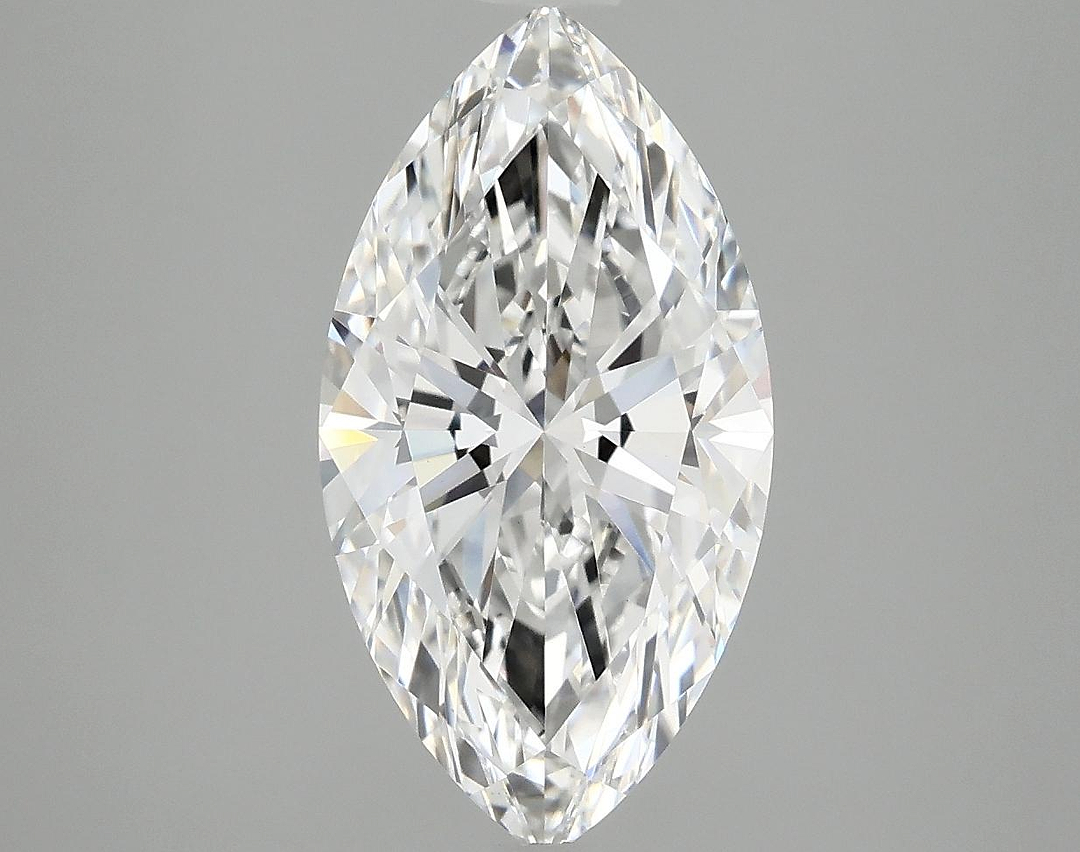 3.06 Carat Marquise Shaped Excellent Cut VVS2 IGI Certified Lab Grown Diamond