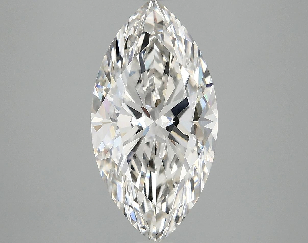 3.04 Carat Marquise Shaped Ideal Cut VVS2 IGI Certified Lab Grown Diamond