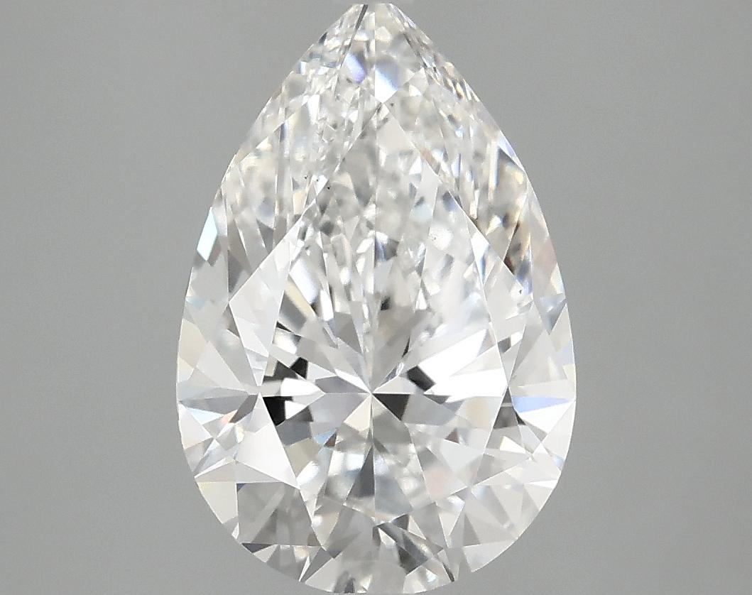 3.02 Carat Pear Shaped Excellent Cut VS1 IGI Certified Lab Grown Diamond