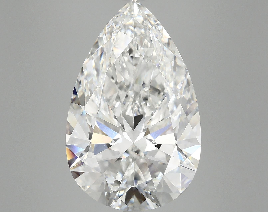 9.55 Carat Pear Shaped Ideal Cut VVS2 IGI Certified Lab Grown Diamond