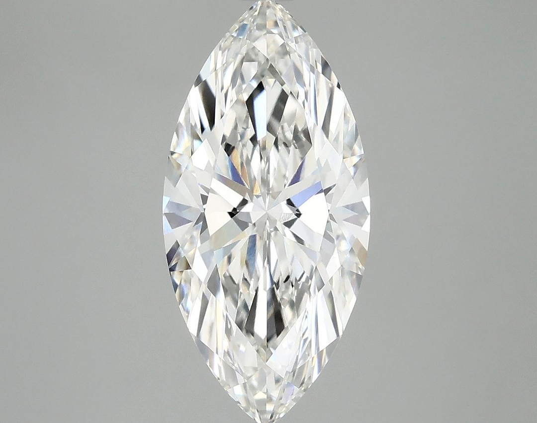 3.09 Carat Marquise Shaped Excellent Cut VVS2 IGI Certified Lab Grown Diamond