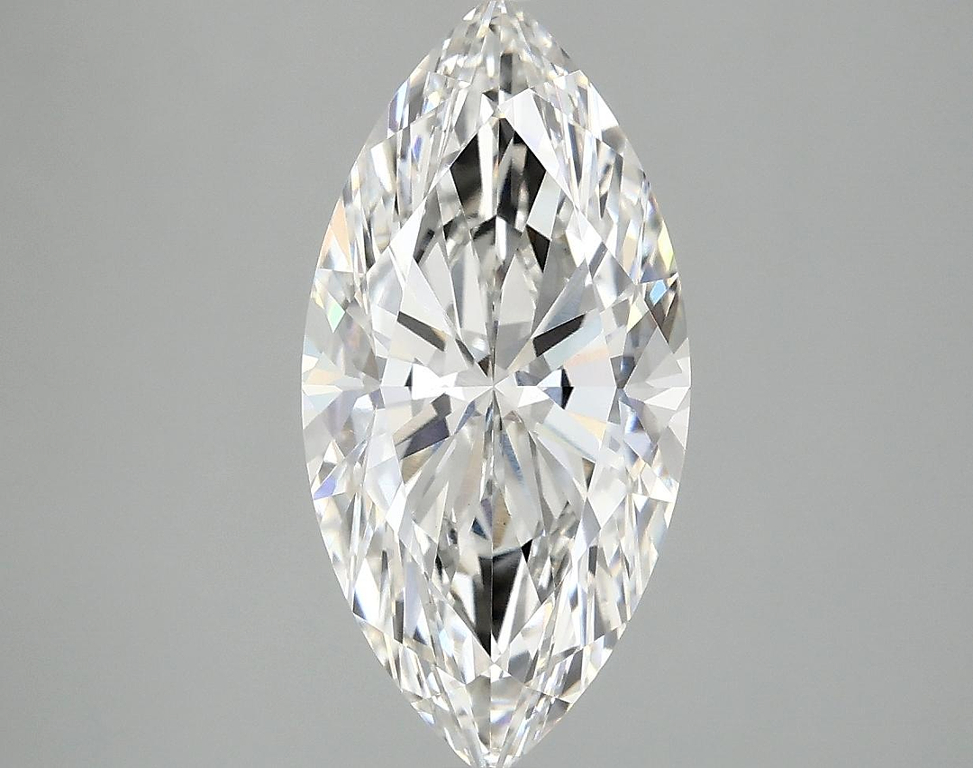 3.03 Carat Marquise Shaped Ideal Cut VVS2 IGI Certified Lab Grown Diamond