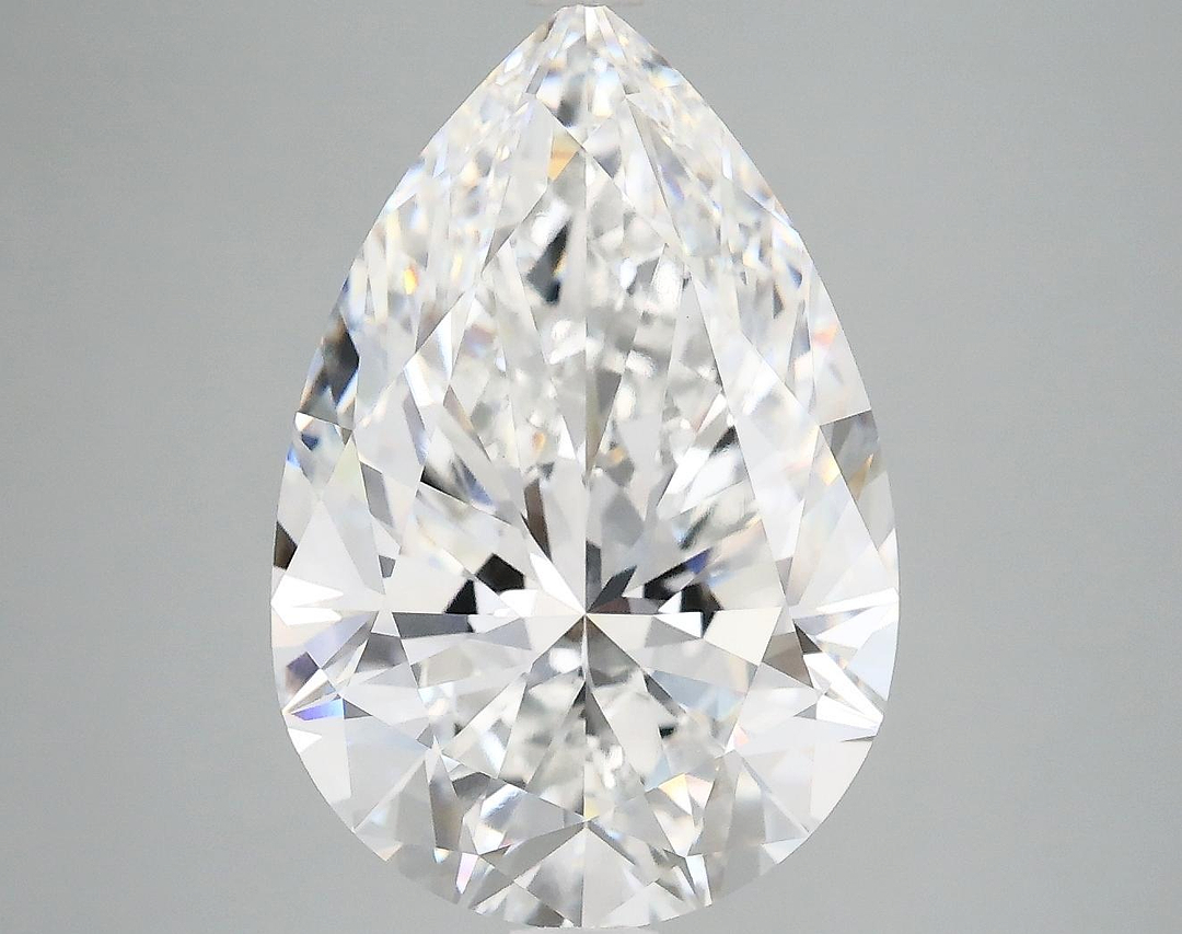 6.51 Carat Pear Shaped Excellent Cut VVS2 IGI Certified Lab Grown Diamond