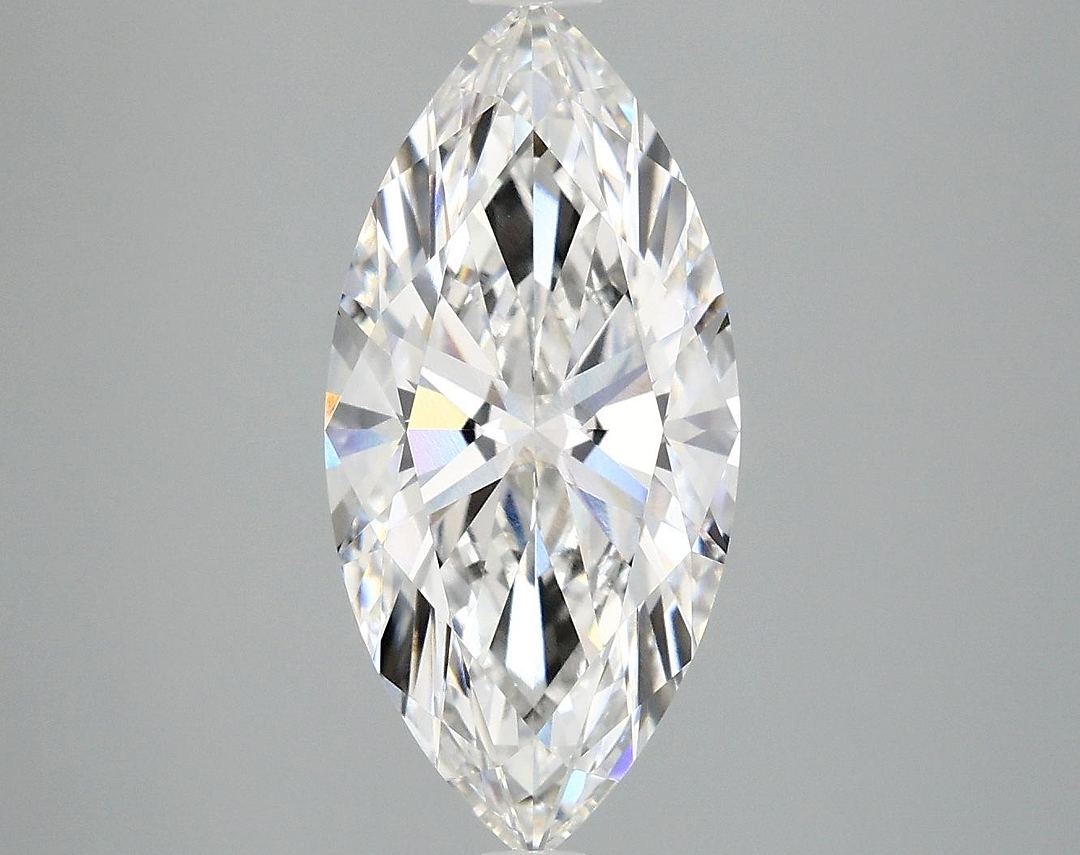 3.08 Carat Marquise Shaped Excellent Cut VVS2 IGI Certified Lab Grown Diamond