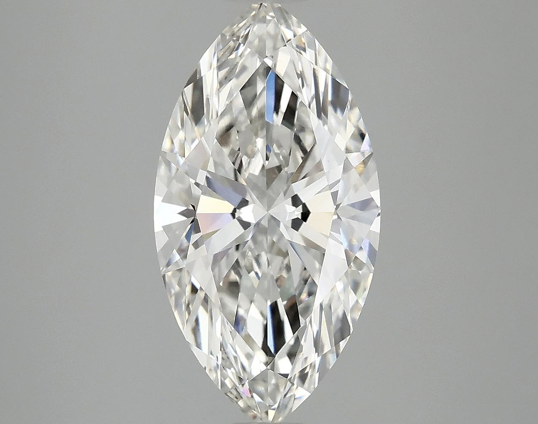 3.08 Carat Marquise Shaped Ideal Cut VVS2 IGI Certified Lab Grown Diamond