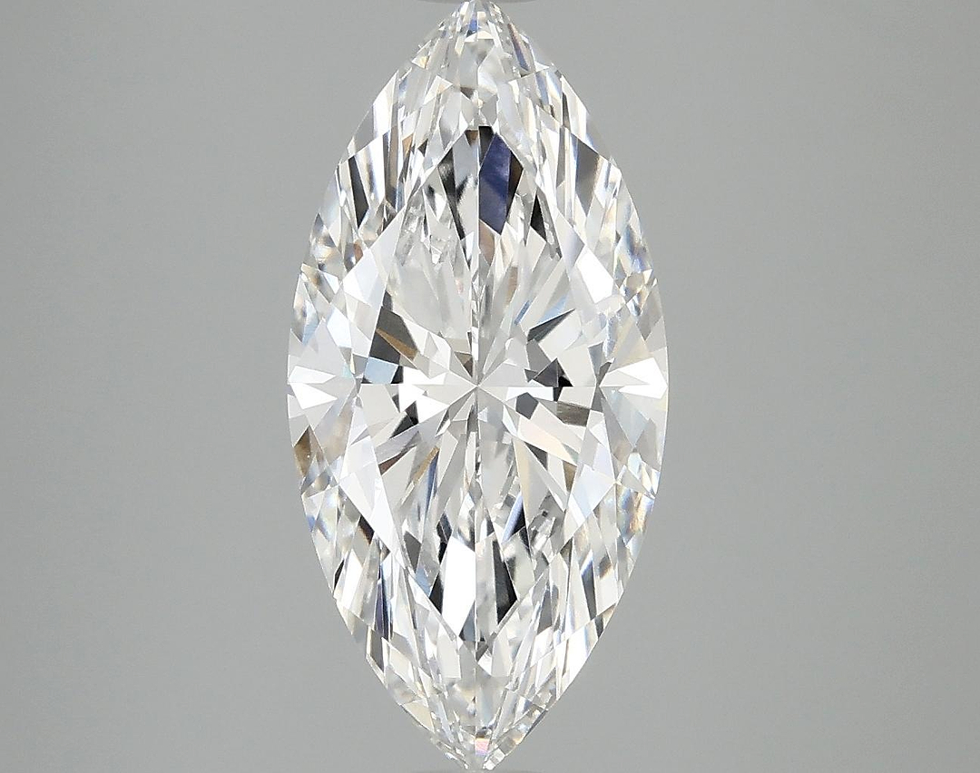 3.08 Carat Marquise Shaped Excellent Cut VVS2 IGI Certified Lab Grown Diamond