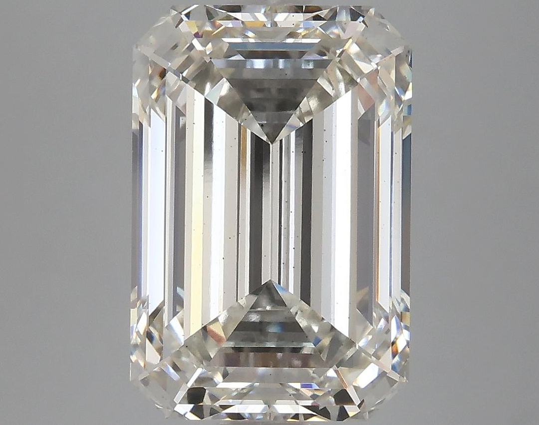 6.1 Carat Emerald Shaped Excellent Cut VS2 IGI Certified Lab Grown Diamond
