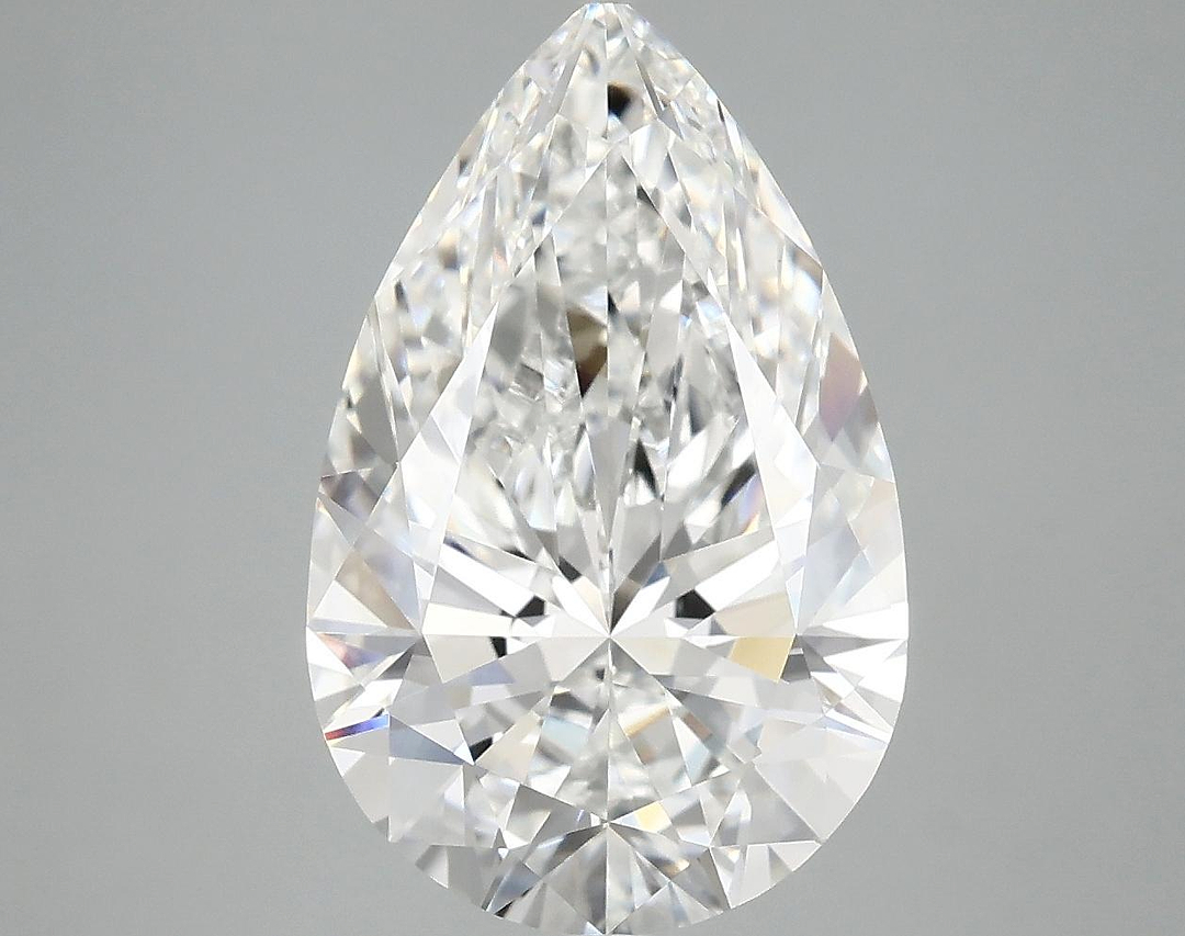 4.99 Carat Pear Shaped Ideal Cut VVS2 IGI Certified Lab Grown Diamond