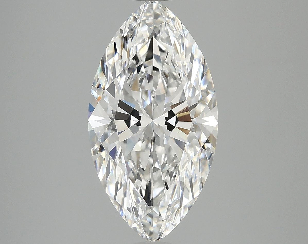 3.07 Carat Marquise Shaped Excellent Cut VVS2 IGI Certified Lab Grown Diamond