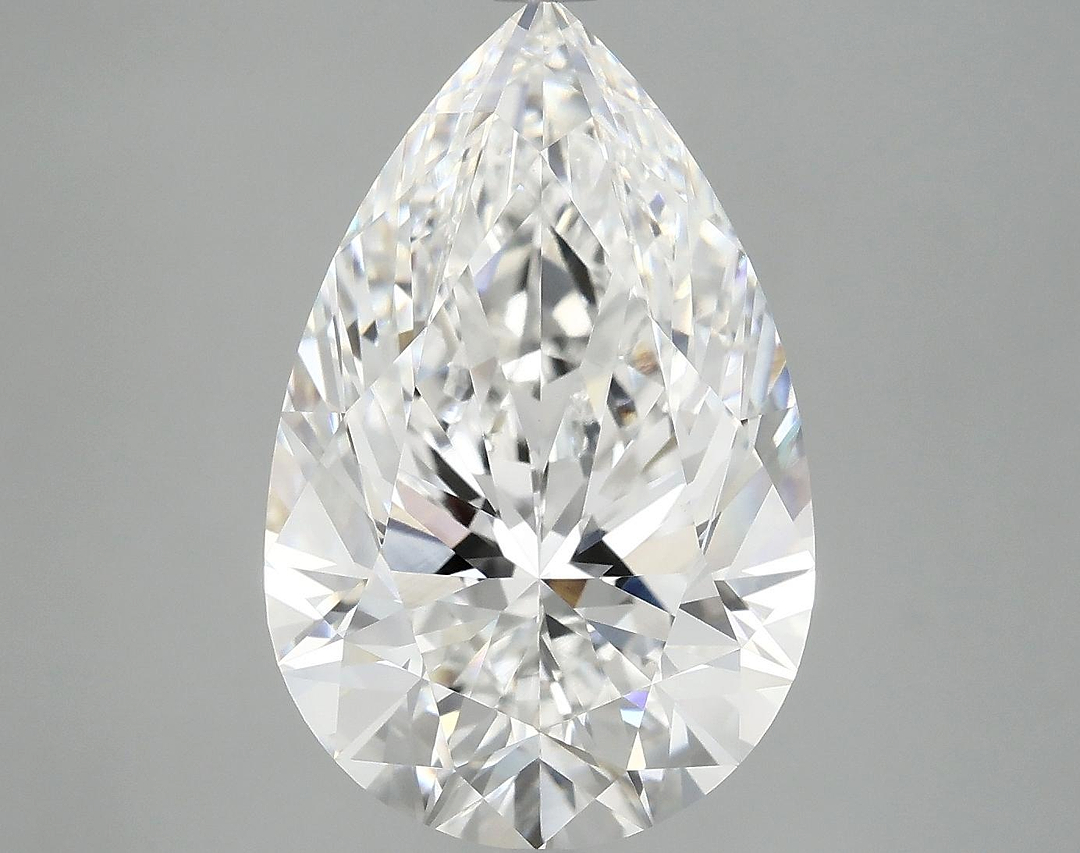 7.24 Carat Pear Shaped Ideal Cut VVS2 IGI Certified Lab Grown Diamond