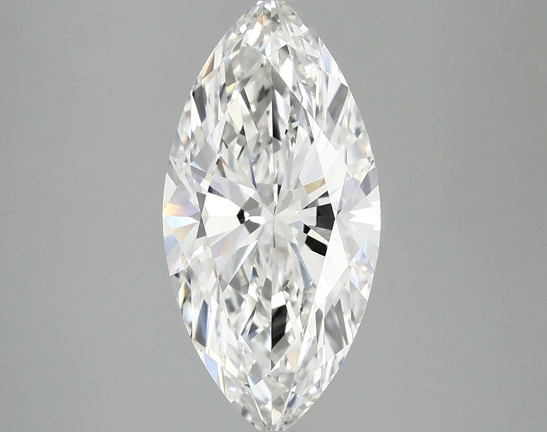 3.03 Carat Marquise Shaped Ideal Cut VVS2 IGI Certified Lab Grown Diamond