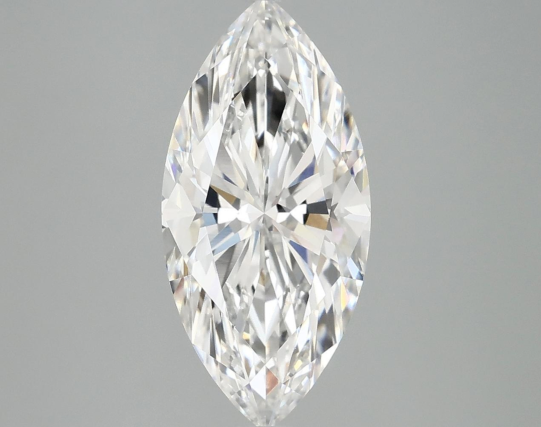 3.05 Carat Marquise Shaped Excellent Cut VVS2 IGI Certified Lab Grown Diamond