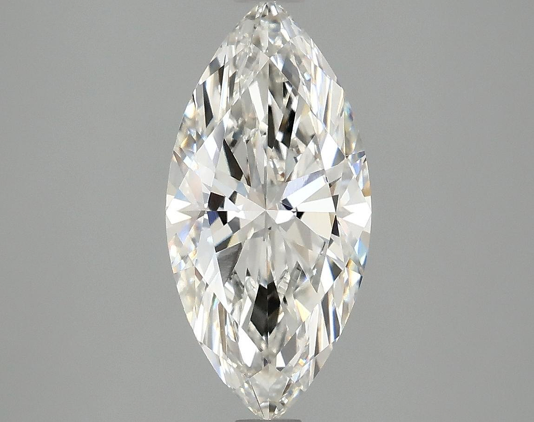 2.03 Carat Marquise Shaped Excellent Cut VVS2 IGI Certified Lab Grown Diamond