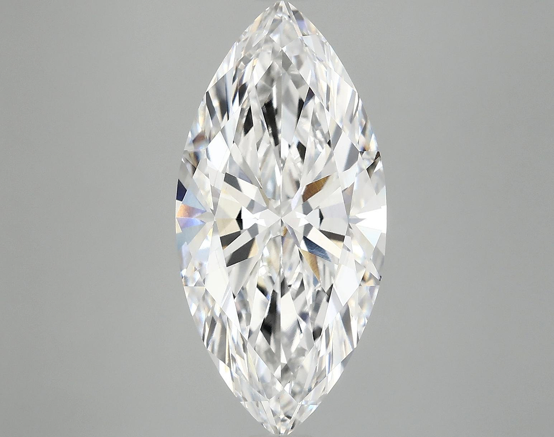 5.02 Carat Marquise Shaped Excellent Cut VS2 GSI Certified Lab Grown Diamond
