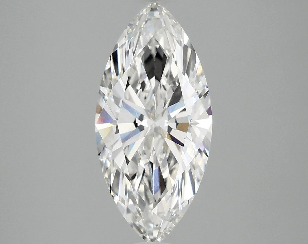 2.03 Carat Marquise Shaped Excellent Cut VVS2 IGI Certified Lab Grown Diamond