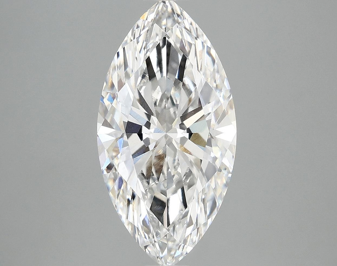 3.09 Carat Marquise Shaped Ideal Cut VVS2 IGI Certified Lab Grown Diamond