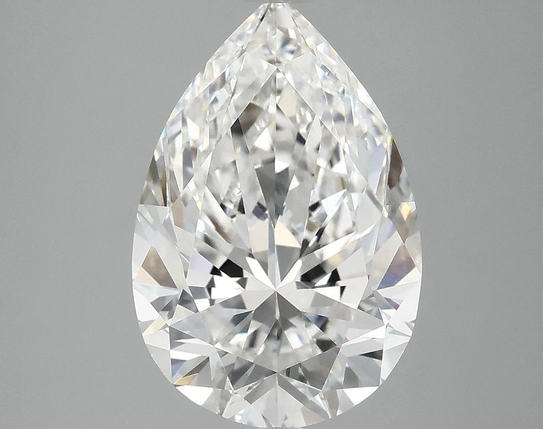 3.93 Carat Pear Shaped Excellent Cut VS1 IGI Certified Lab Grown Diamond