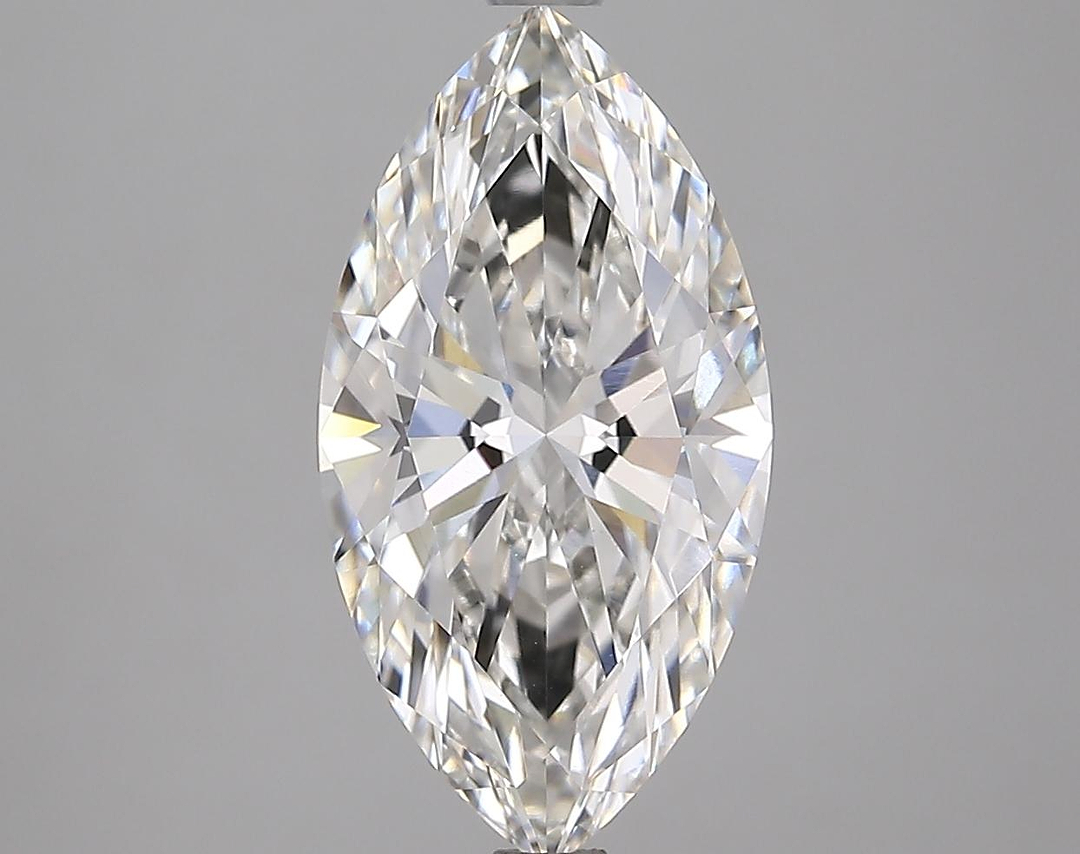 3.06 Carat Marquise Shaped Ideal Cut VVS2 IGI Certified Lab Grown Diamond