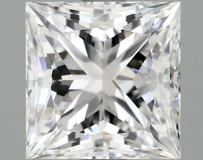 1.47 Carat Princess Shaped Ideal Cut VVS2 IGI Certified Lab Grown Diamond