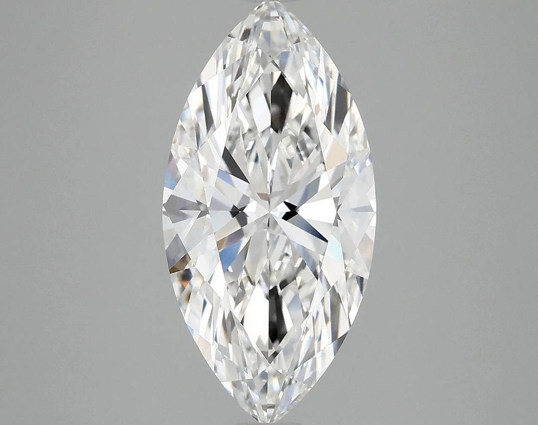3.02 Carat Marquise Shaped Ideal Cut VVS2 IGI Certified Lab Grown Diamond
