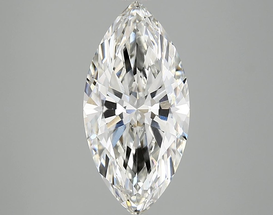 3.08 Carat Marquise Shaped Excellent Cut VVS2 IGI Certified Lab Grown Diamond