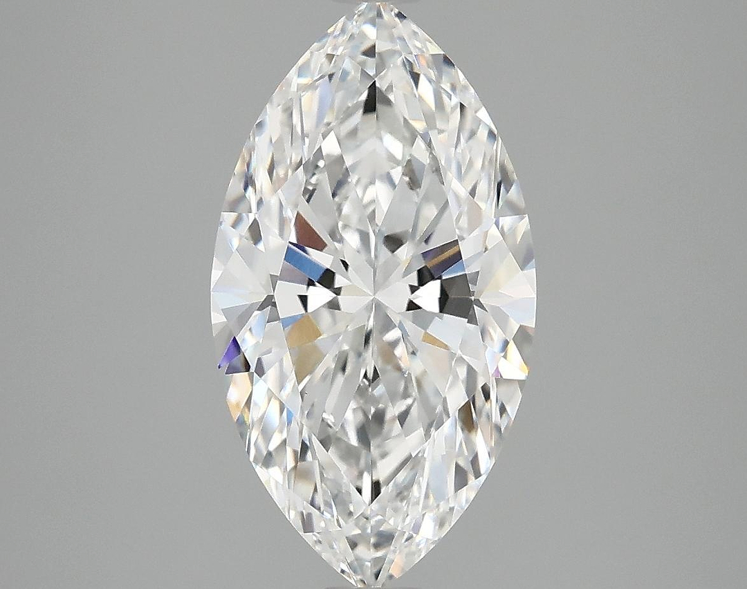 3.03 Carat Marquise Shaped Excellent Cut VVS2 IGI Certified Lab Grown Diamond