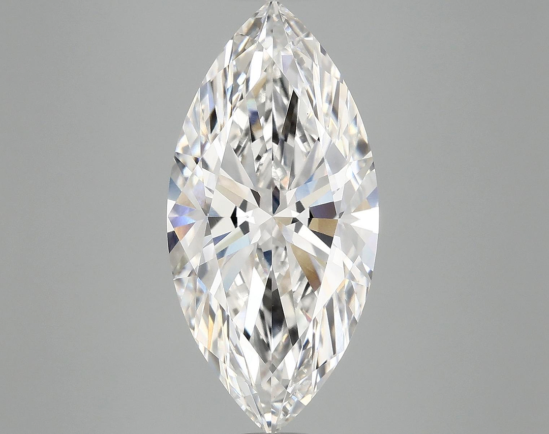 4.87 Carat Marquise Shaped Excellent Cut VVS2 IGI Certified Lab Grown Diamond