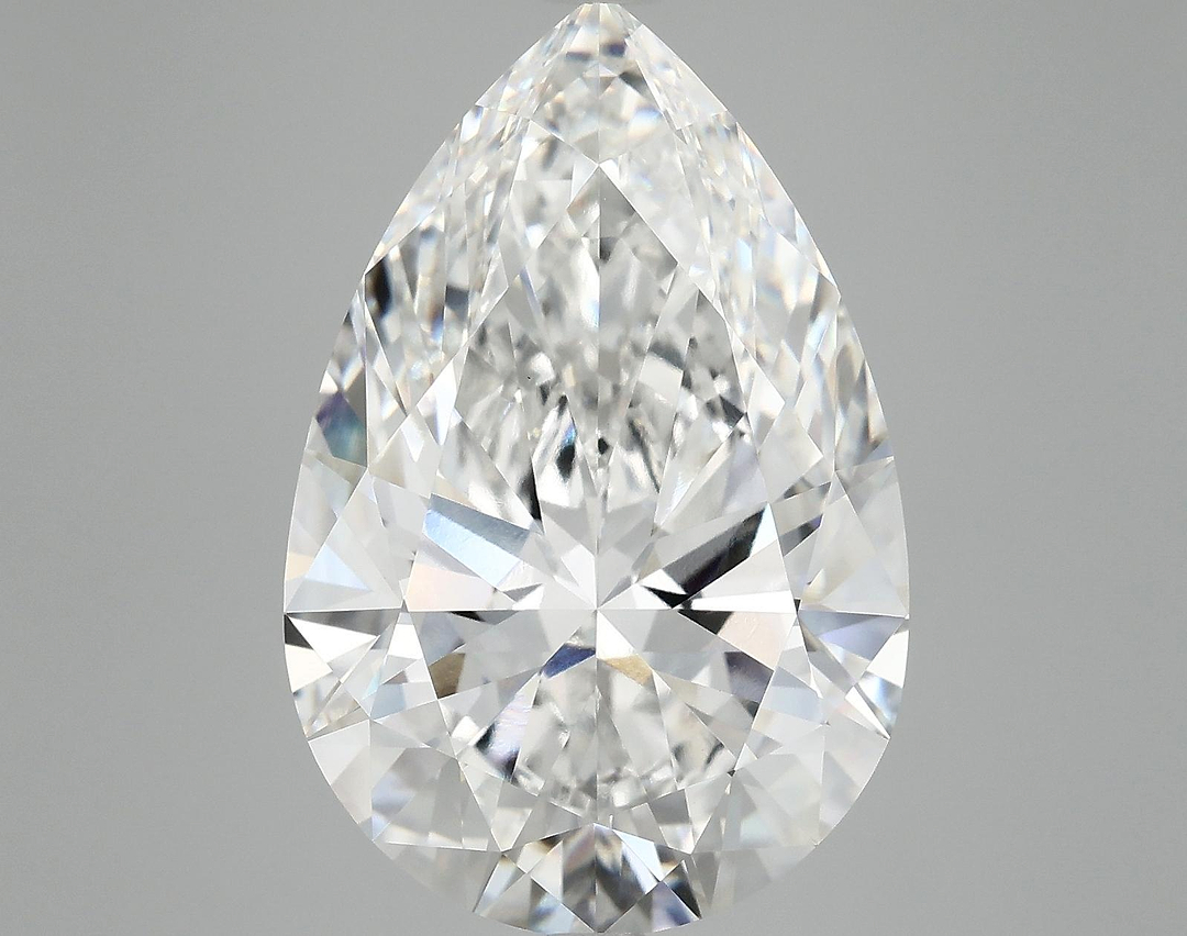 10.1 Carat Pear Shaped Excellent Cut VVS2 IGI Certified Lab Grown Diamond