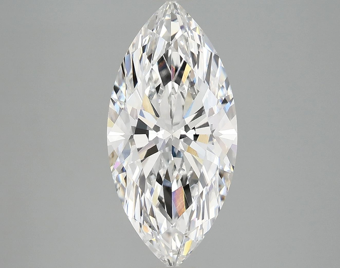 3.06 Carat Marquise Shaped Excellent Cut VVS2 IGI Certified Lab Grown Diamond