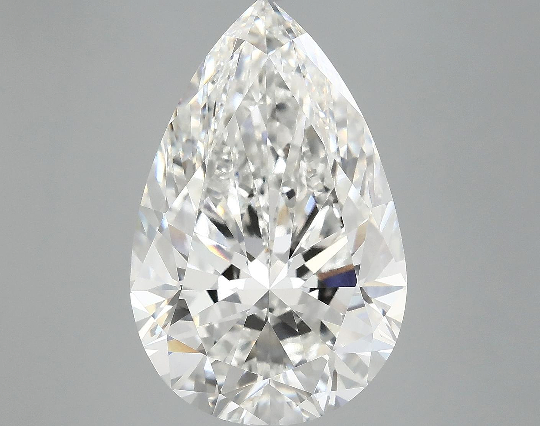 7.52 Carat Pear Shaped Ideal Cut VVS2 IGI Certified Lab Grown Diamond