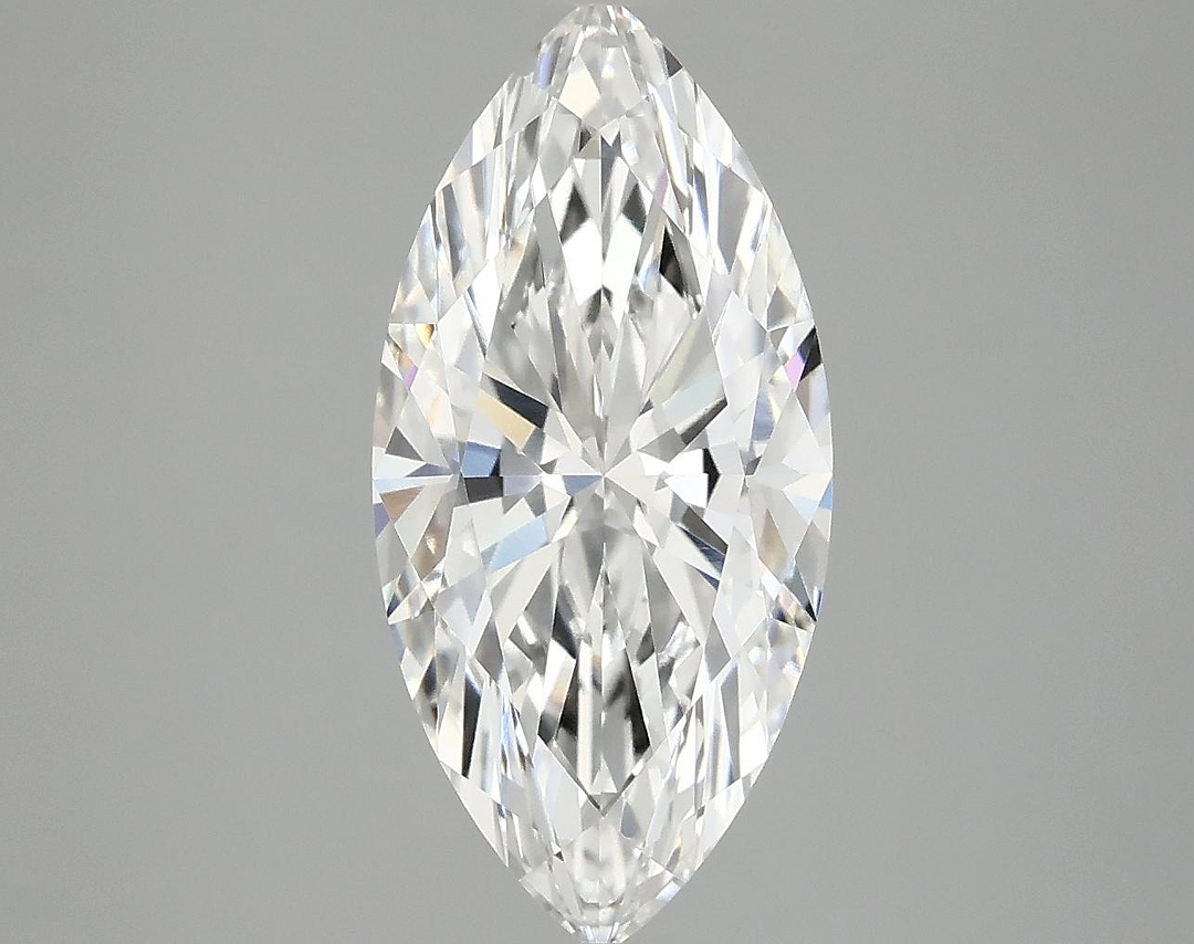 3.03 Carat Marquise Shaped Excellent Cut VVS2 IGI Certified Lab Grown Diamond