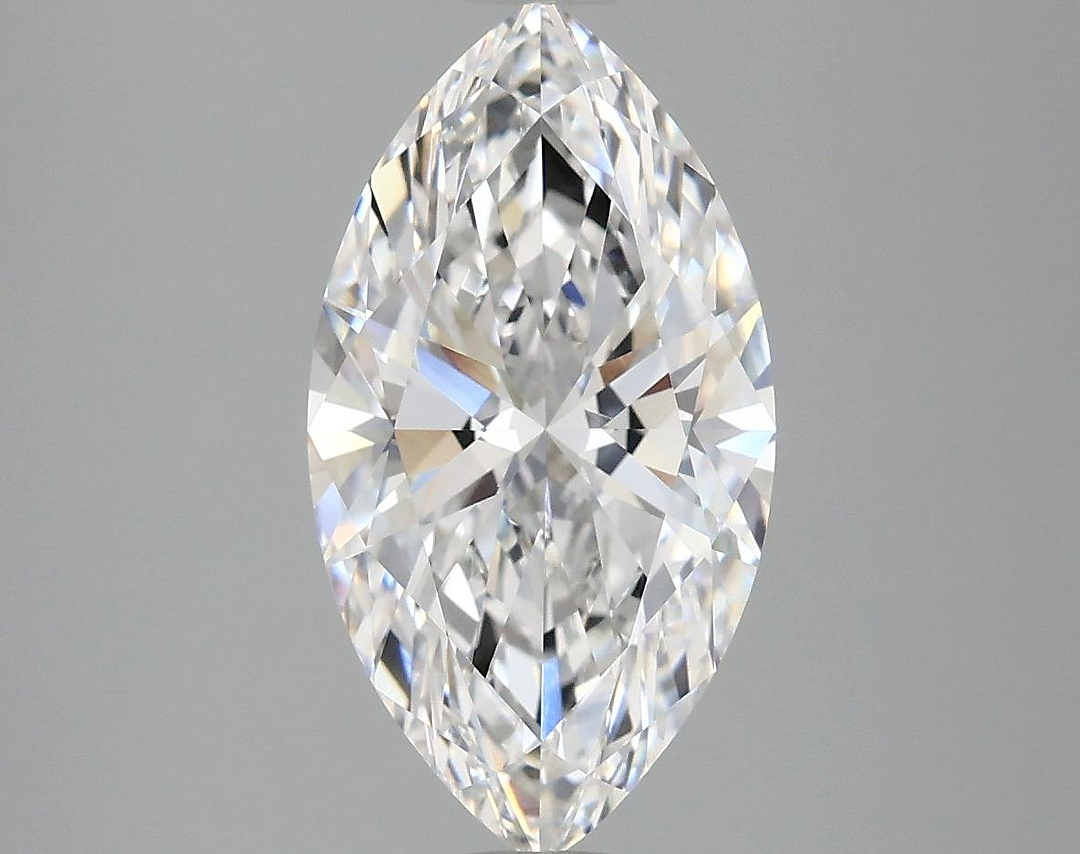 2.98 Carat Marquise Shaped Excellent Cut VVS2 IGI Certified Lab Grown Diamond