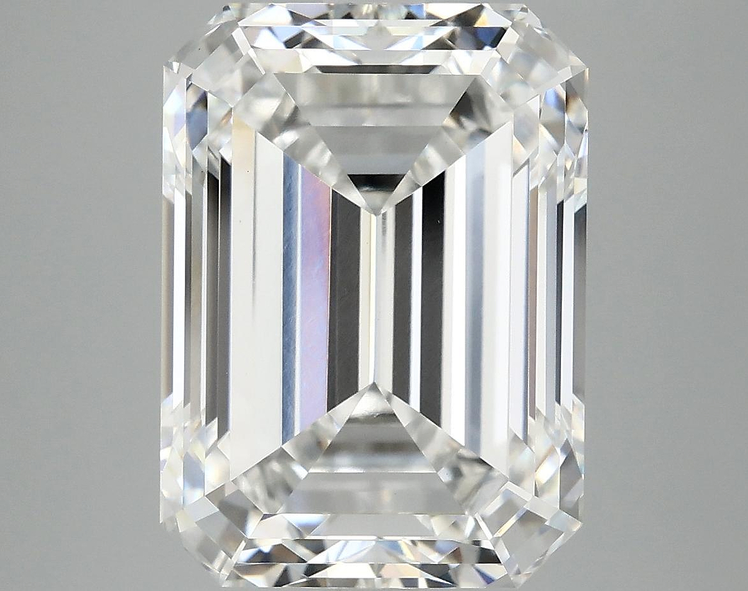 7.1 Carat Emerald Shaped Excellent Cut VVS2 IGI Certified Lab Grown Diamond