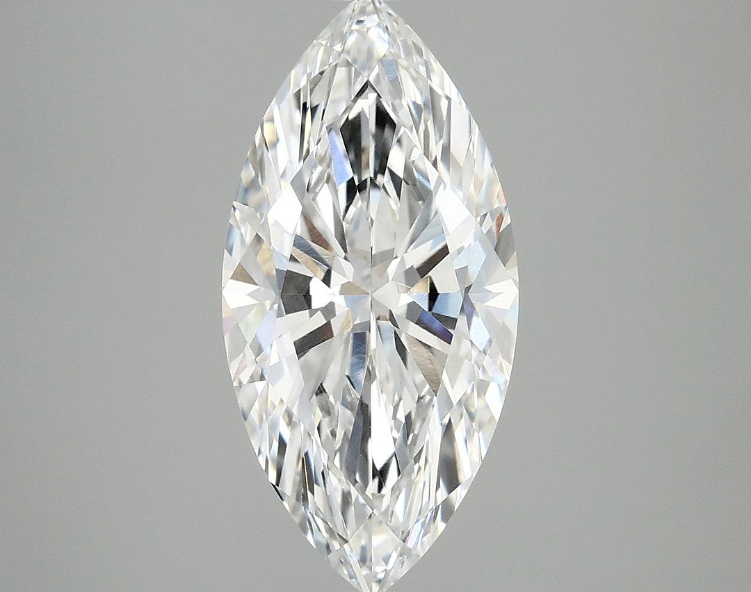 3.08 Carat Marquise Shaped Excellent Cut VVS2 IGI Certified Lab Grown Diamond
