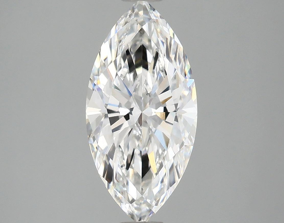1.95 Carat Marquise Shaped Excellent Cut VVS2 IGI Certified Lab Grown Diamond