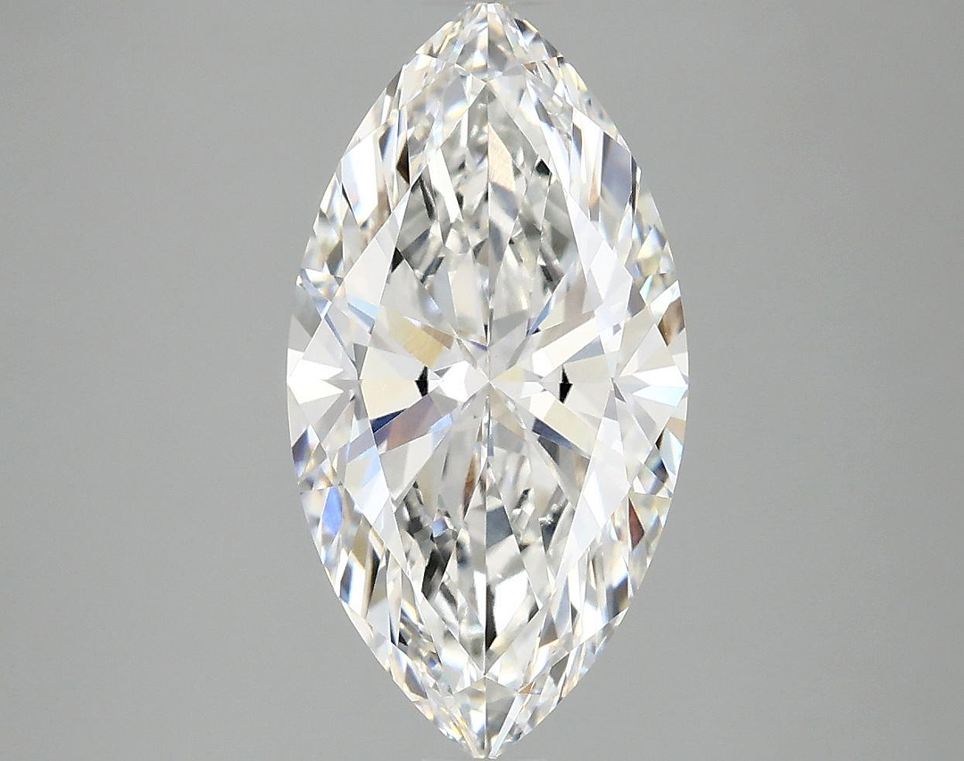 2.98 Carat Marquise Shaped Excellent Cut VVS2 IGI Certified Lab Grown Diamond